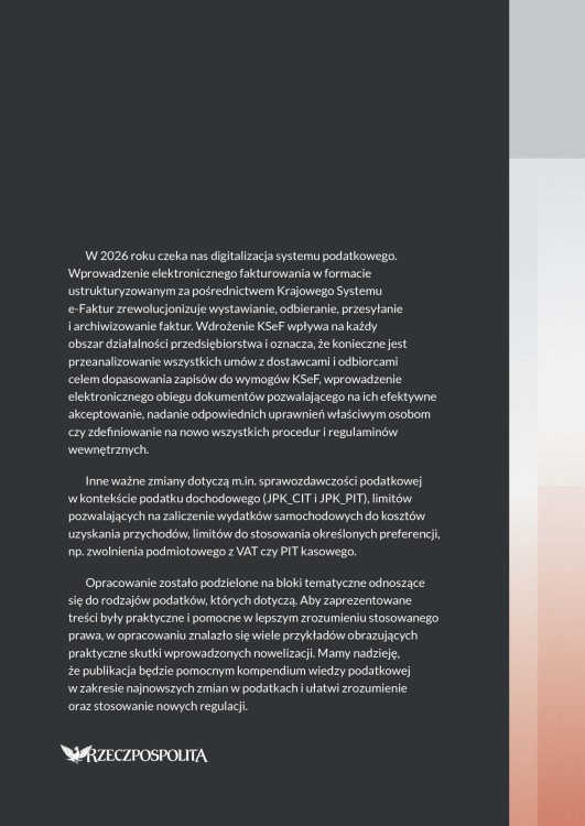 Podatki 2026 - okładka tył