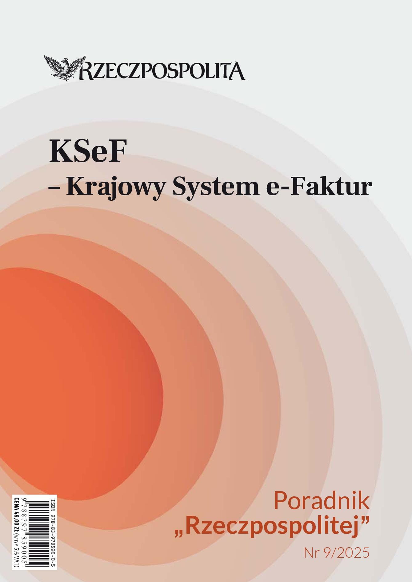 KSeF - Krajowy System e-Faktur  - okładka front
